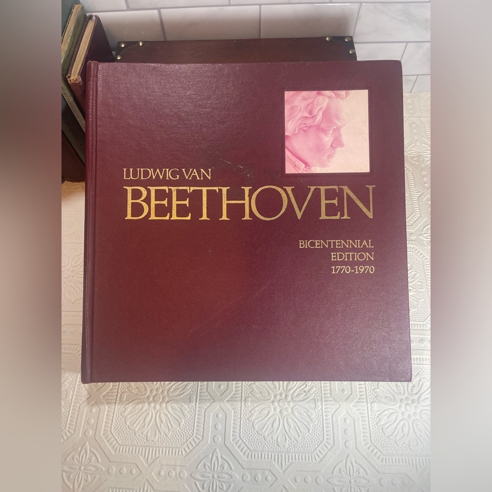 Ludwig Van Beethoven Bicentennial Edition 1770-1970 Hardcover Coffee Table Book